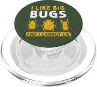 Bug Amante Me Gusta Big Bugs Recolector de Insectos Entomología PopSockets PopGrip para MagSafe