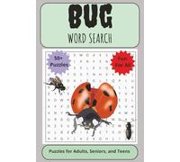 Bug and Insects Word Search Puzzle Book: Word searches with easy to read print about bugs, insects, nature, and more | 6x9 inches, 110 pages | 50+ ... for vacations, holidays, and leisure times