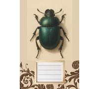 "Bug Grid Notebook: 100 Pages | 6 x 9 in | Graph Paper Notebook | Beetle Cover