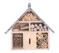 Bug Hotel, Caja de Madera Resistente a la Intemperie, casa de Insectos Colgantes, Casas Decorativas de Abejas para el jardín, Abejas, Mariquitas, Mariposas