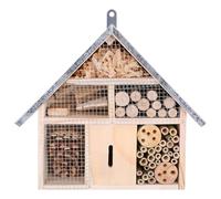 Bug Hotel, Caja de Madera Resistente a la Intemperie, casa de Insectos Colgantes, Casas Decorativas de Abejas para el jardín, Abejas, Mariquitas, Hotel de Mariposas