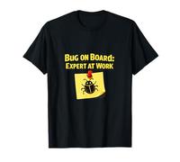 Bug on Board Depuración Humor Sticky Note Design Camiseta