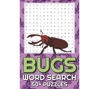 Bug Word Search Puzzle Book: Easy to Read Print about Bugs, Insects, Nature and More | 6x9 inches, 110 pages | 50+ Puzzles ... Gift for Vacations, Holidays, and Free Times