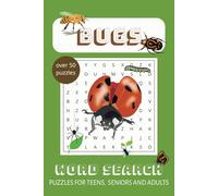 Bug Word Search Puzzle Book: Word Searches with Easy to Read Print about Bugs, Moths, Insects and More | 6x9 inches, 110 pages | 50+ Puzzles… Gift for Vacations, Travel, Holidays and Free Time.
