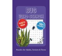 Bug Word Search Puzzle Book: Word Searches with Easy to Read Print about Bugs, Outdoors, Nature and More | 6x9 inches, 110 pages of Brain Boosting Fun ... for Vacations, Holidays and Relaxation