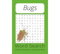 Bug Word Search Puzzle Books: Word Searches with Easy to Read Print about Flying Bugs, Crawling Bugs, Creepy Bugs and More | 6x9 inches, 110 pages | ... Gift for Vacations, Holidays, and Free Times