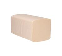 BUGA | Toalla secamanos blanca, 2 capas, plegado en V
