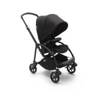Bugaboo Bee 6 - Cochecito urbano, ligero y compacto para recién nacidos y bebés, con barra protectora, ruedas de 17,8 cm, plegable con una sola mano, capota en negro