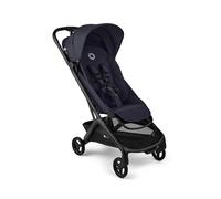 Bugaboo Butterfly 2 Silla de paseo de viaje, Tamaño Cabina de avión, Sillita Ligera Portátil y Plegable a una Mano, con Asiento Reclinable, Cesta de Almacenaje, Correa de Transport - Deep Indigo