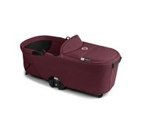 Bugaboo Capazo Dragonfly, Capazo con Colchón Ventilado y Protector, Plegado fácil con una Mano con capazo o Silla, Compatible con el Carrito Urbano Dragonfly, Dark Cherry