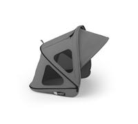 Bugaboo Capota ventilada Dragonfly, extensible para una protección adicional y una protección solar óptima, repelente al agua, Moon Grey