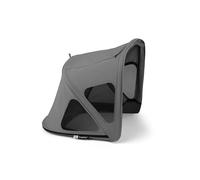 Bugaboo Capota ventilada Fox y Cameleon, extensible para una protección adicional y una protección solar óptima, repelente al agua, Moon Grey