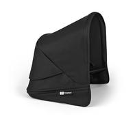 Bugaboo Donkey 6 - Tela para toldo solar UPF 50, panel Peekaboo y cobertura para todas las estaciones, color negro Heritage