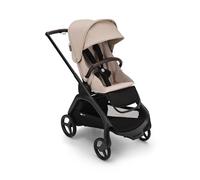 Bugaboo Dragonfly Carrito Urbano, Silla de Paseo Ligera y Compacta, Plegable con Una Sola Mano en cualquier Posición, Suspensión Completa, Cesta Inferior XL, Chasis Negro y Capota Desert Taupe