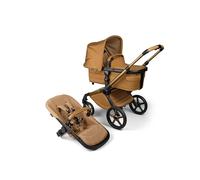 Bugaboo Fox 5 Noir Limited Edition, Carrito Todoterreno, Cochecito de Bebé 2 en 1, Fácil Plegado, Capazo Espacioso, Asiento Extensible, Amber Glow