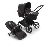 Bugaboo Fox Cub - Carrito Todoterreno, con Capazo y Silla de Paseo Fuerte y Ligera, Diseño Duradero con Capota para el Sol Extra Grande, se Pliega en una Sola Pieza Portable, Midnight Black