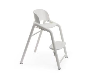 Bugaboo Giraffe Trona Evolutiva de Madera, Ajustable en 1 segundo, Fácil de Limpiar, Seguro y Robusto, Desde el Nacimiento junto al Set para Recién Nacido (se vende por separado), Blanco