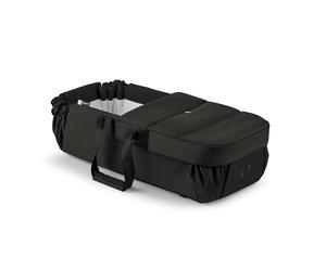 Bugaboo Nido para Bebés, Capazo Portátil 2 en 1 y Saco con Correas de Transporte, Colchón de Algodón y Alfombrilla de Juegos, Compatible con Carritos, Recién Nacidos - Heritage Black
