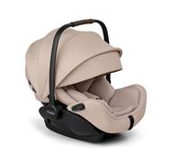 Bugaboo Otter by Nuna - Silla de coche i-Size reclinable hasta posición horizontal, capota UPF 50+, espuma viscoelástica, compatible con base 360, para bebés de 0-15 meses Desert Taupe Mélange