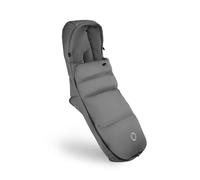 Bugaboo Saco de Silla Thermolite Performance para Carrito, Saco de Dormir para Bebés con Relleno Extraíble, Protector Anti-suciedad, Cremalleras Impermeables y Cubrepiés - Moon Grey
