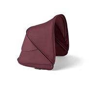 Bugaboo Toldo de libélula con tratamiento de protección solar UPF 50 y panel Peekaboo, cereza oscura