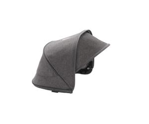 Bugaboo Toldo de libélula con tratamiento de protección solar UPF 50 y panel Peekaboo, gris melange