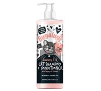 BUGALUGS - Champú y Acondicionador 2 en 1 Papaya y Coco - Gatos - 500ml - Higiene Suave y Brillo Natural con Aroma Tropical