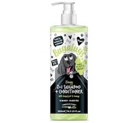 BUGALUGS - Champú y Acondicionador 2 en 1 para Perros - 500ml - Pomelo y Naranja - Aroma Cítrico Refrescante - Suavidad y Brillo - Piel Sensible - Uso Frecuente - Vegano - Todo Tipo de Pelaje