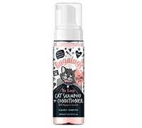 BUGALUGS - Champú y Acondicionador sin Aclarado Papaya y Coco - Gatos - 200ml - Limpieza Rápida y Suave con Aroma Tropical Natural