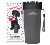 BUGALUGS - Limpiador de Patas para Perros - Negro - Talla Grande - Cepillo de Silicona Reutilizable para Limpieza Profunda de Patas Grandes con Diseño Ergonómico, Portátil y Fácil de Usar