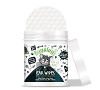 BUGALUGS - Toallitas Calmantes para Limpieza de Oídos de Gatos - 100 Unidades - Aloe Vera & Hamamelis - Control de Cera - Higiene Auricular - Alivio de Picor - Uso Diario - Fórmula Natural y Suave