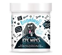BUGALUGS - Toallitas Oculares Antimanchas para Perros - 100 Unidades - Biodegradables y Prehumedecidas - Eliminan Manchas de Lagrimeo - Uso Diario - Aloe Vera - Sin Alcohol - Suaves y Seguras