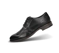 bugatti 311-AJY05, Zapatos Planos con Cordones Hombre, Black, 46 EU