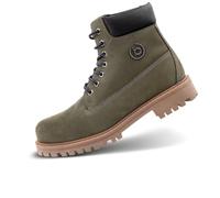 bugatti 321-ANV30, Botas de Forro frío Hombre, Color Verde y Negro, 41 EU