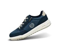 bugatti Calzado deportivo con cordones crema / azul oscuro, Talla 44