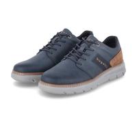 bugatti 332AP0015000-6100 - Zapatos con Cordones sintéticos para Hombre en Color marrón, Azul Oscuro, 42 EU