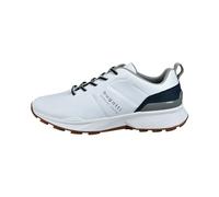 bugatti 342-ag401-Cordones, Blanco/Azul Oscuro, Zapatos con Cordones Hombre, 44 EU