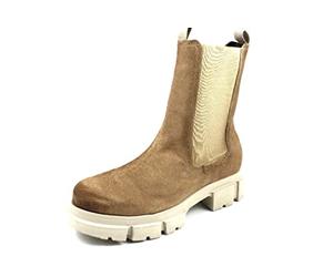 bugatti 411A0W353400, Botas estilo Chelsea Mujer, Beige oscuro, 41 EU