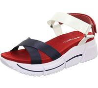 bugatti 431881816969, Sandalia con Pulsera Mujer, Azul (Dark Blue/White 4120), 39 EU