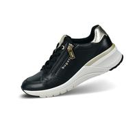 bugatti 435-aqi01, Zapatillas Mujer, Negro y Dorado, 38 EU