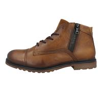 bugatti A0U3L Botas Hombre Stiefel Invierno de Cuero Marrón Oscuro