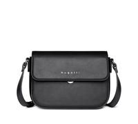 bugatti Almata bolso de hombro para mujer S, bolso bandolera pequeño, clutch de cuero sintético, negro