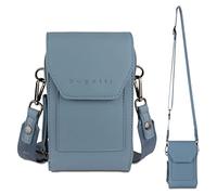 bugatti Almata monedero bandolera con compartimento para smartphone, bolso tipo crossover para mujer, azul