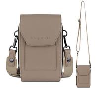 bugatti Almata monedero bandolera con compartimento para smartphone, bolso tipo crossover para mujer, arena