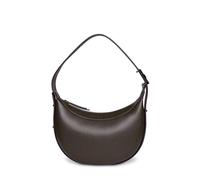 bugatti Amelie Bolso bandolera S para mujer, pequeño bolso media luna de piel sintética marrón