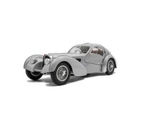 1937 Bugatti Atlantic Type 57 SC Plateado Mate 1:18 Solido S1802106