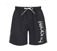 Bugatti® - Bañador para hombre en color azul marino, turquesa o negro Negro M