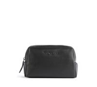 Bugatti Bella Bolso de cosméticos negro, cuero, 18 x 11 x 8cm