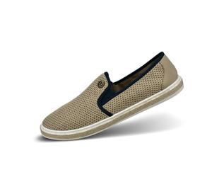 bugatti Bequeme Schnürschuh Memory Foam Elegante Casual Easy Fit Sneaker aus Austauschbaren Einlegesohlen, Mocasín Hombre, Beige, 43 EU