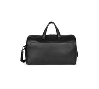 bugatti Black Bolsa de viaje fin de semana Piel natural 50 cm negro